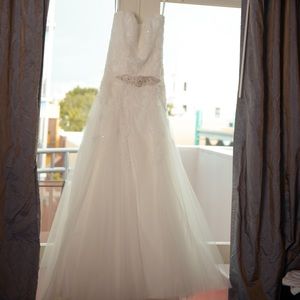 David’s Bridal wedding dress